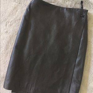 ARDEN B LEATHER SKIRT HIGH WAIST S\M